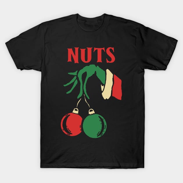 Chest Nuts Christmas T-Shirt by maddude